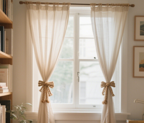 亞馬遜帶繩窗簾